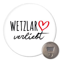 Magnet Wetzlar verliebt 59mm Kühlschrankmagnet Flaschenöffner