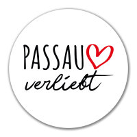 Aufkleber Passau verliebt 10cm Sticker
