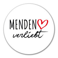 Aufkleber Menden (Sauerland) verliebt 10cm Sticker