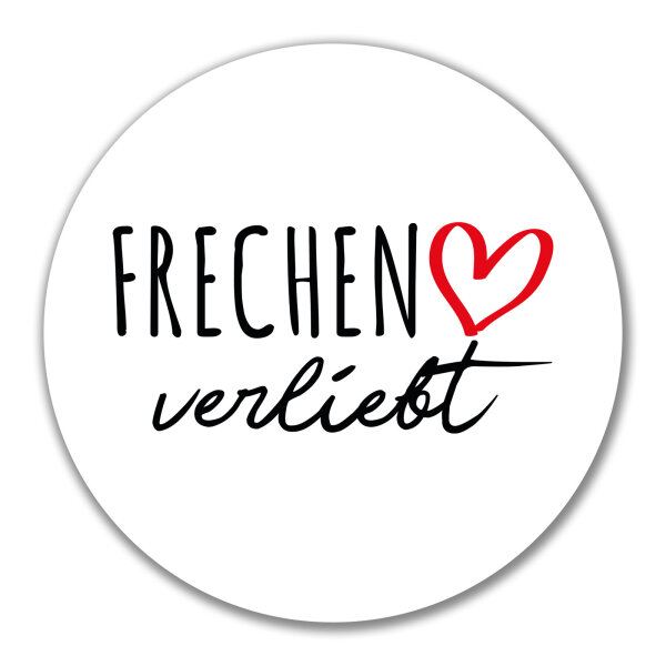 Aufkleber Frechen verliebt 10cm Sticker