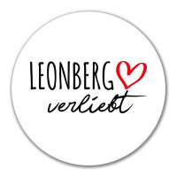 Aufkleber Leonberg verliebt 10cm Sticker