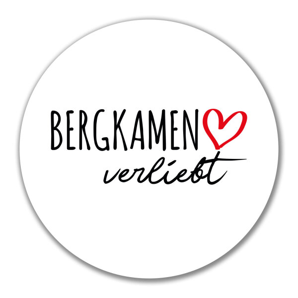 Aufkleber Bergkamen verliebt 10cm Sticker