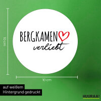 Aufkleber Bergkamen verliebt 10cm Sticker