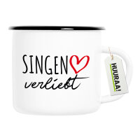 Emaille Tasse Singen (Hohentwiel) verliebt 300ml Vintage...