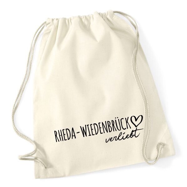 Turnbeutel Rheda-Wiedenbrück verliebt 12 Liter