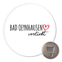 Magnet Bad Oeynhausen verliebt 59mm Kühlschrankmagnet Flaschenöffner