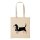 Baumwollbeutel Beagle Natural 10 Liter