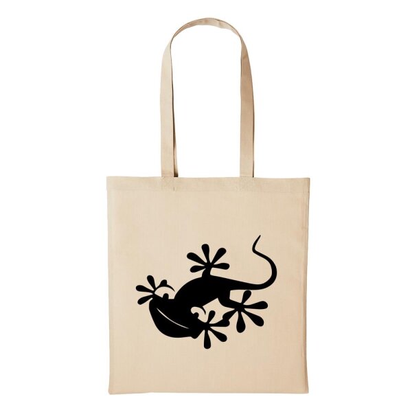 Baumwollbeutel Gecko Natural 10 Liter