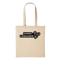 Baumwollbeutel Hundeliebhaber Natural 10 Liter