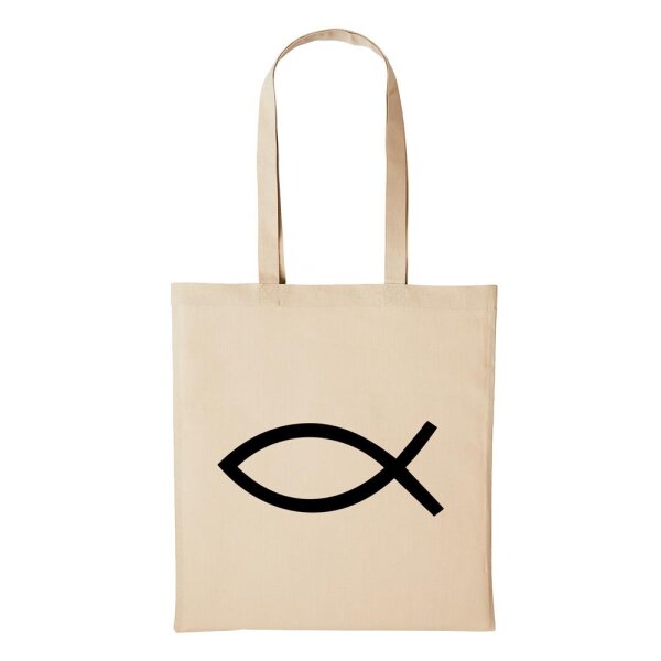 Baumwollbeutel Jesus Natural 10 Liter