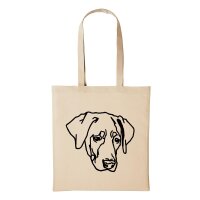 Baumwollbeutel Labrador Natural 10 Liter