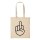 Baumwollbeutel Mittelfinger Shocker Natural 10 Liter