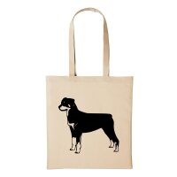 Baumwollbeutel Rottweiler Natural 10 Liter