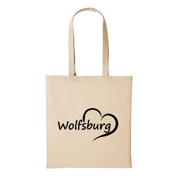 Baumwollbeutel Wolfsburg Natural 10 Liter
