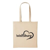 Baumwollbeutel Wolfsburg Natural 10 Liter