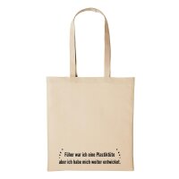 Baumwollbeutel Früher Plastiktüte entwickelt Natural 10 Liter