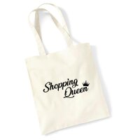 Baumwollbeutel Shopping Queen Natural 10 Liter