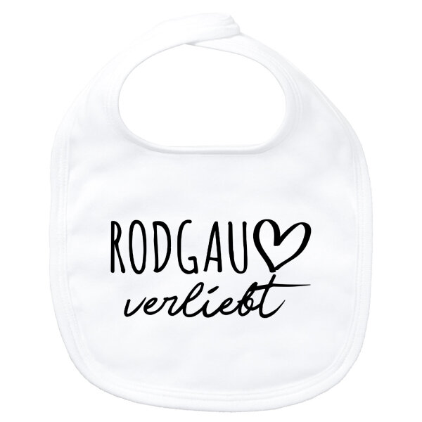 Baby Lätzchen Rodgau verliebt Klettverschluss