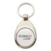 Schlüsselanhänger Rottenburg am Neckar verliebt