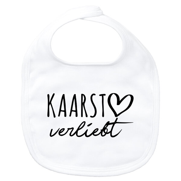 Baby Lätzchen Kaarst verliebt Klettverschluss