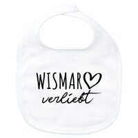 Baby Lätzchen Wismar verliebt Klettverschluss