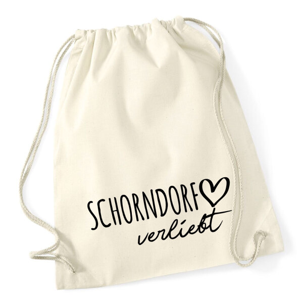 Turnbeutel Schorndorf verliebt 12 Liter