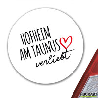Aufkleber Hofheim am Taunus verliebt 10cm Sticker