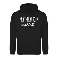 Unisex Hoodie Maintal verliebt Größe S-3XL