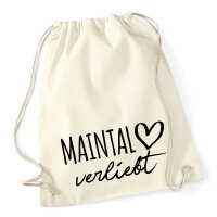 Turnbeutel Maintal verliebt 12 Liter