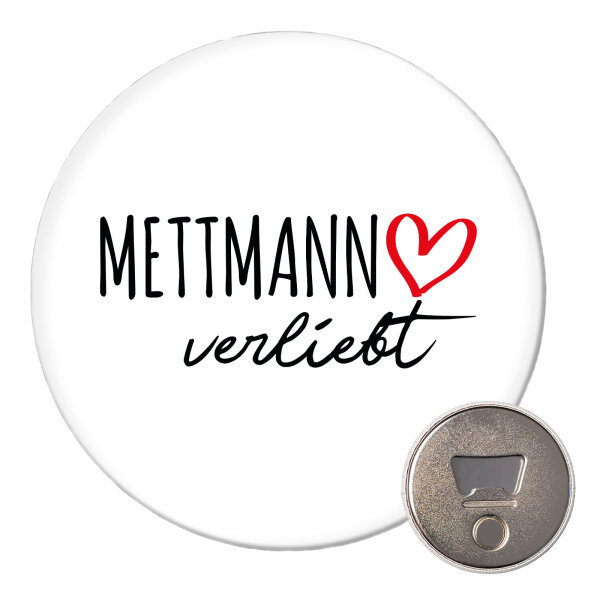Magnet Mettmann verliebt 59mm Kühlschrankmagnet Flaschenöffner