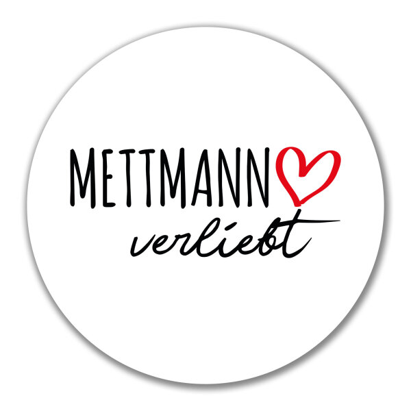 Aufkleber Mettmann verliebt 10cm Sticker