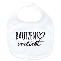 Baby Lätzchen Bautzen verliebt Klettverschluss