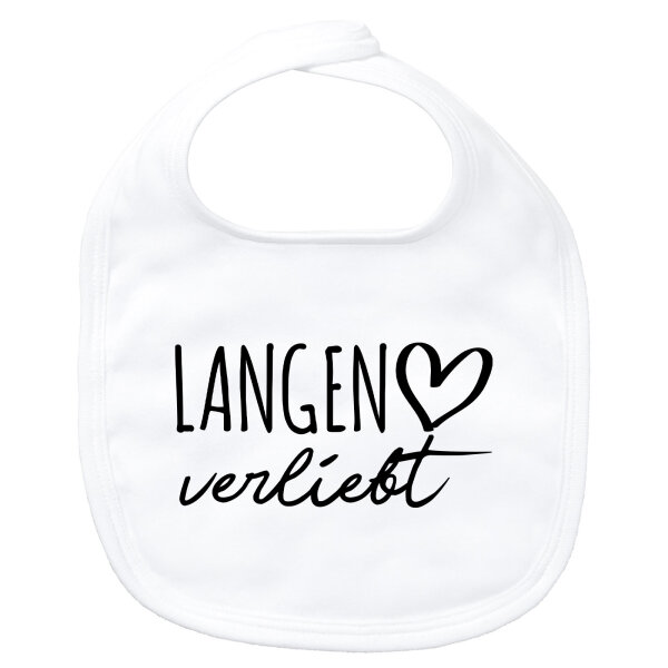 Baby Lätzchen Langen verliebt