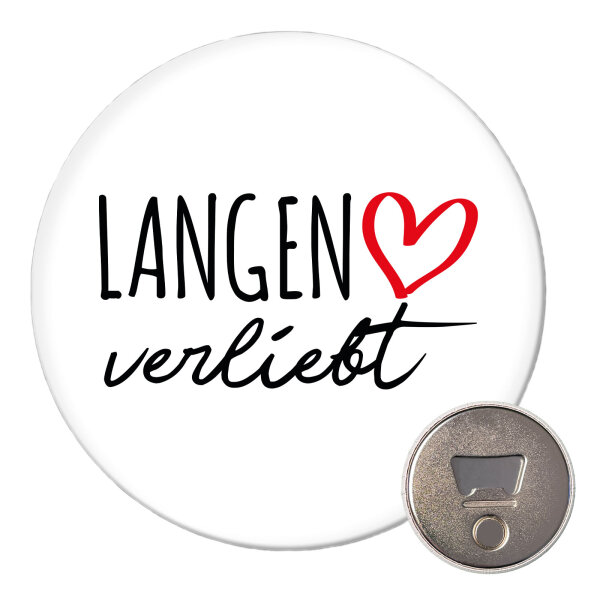 Magnet Langen verliebt 59mm Kühlschrankmagnet Flaschenöffner