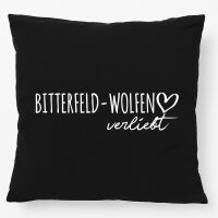 Kissen Bitterfeld-Wolfen verliebt 40x40cm