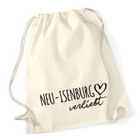 Turnbeutel Neu-Isenburg verliebt 12 Liter