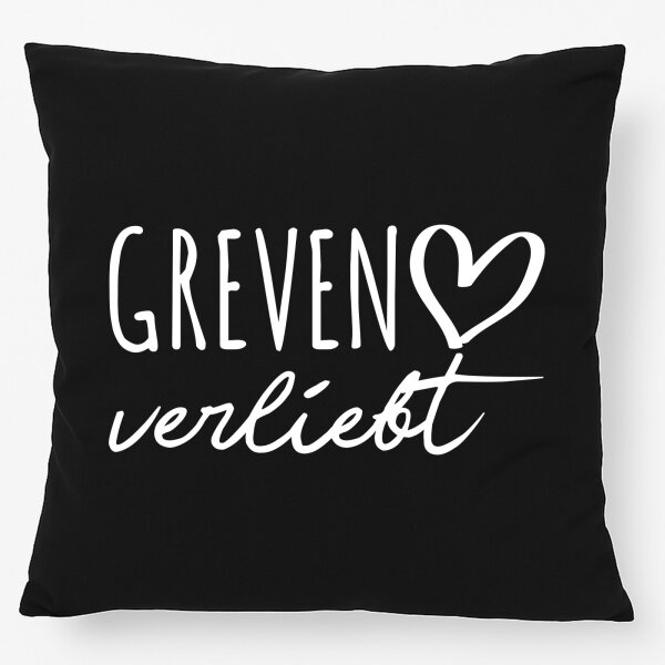 Kissen Greven verliebt 40x40cm