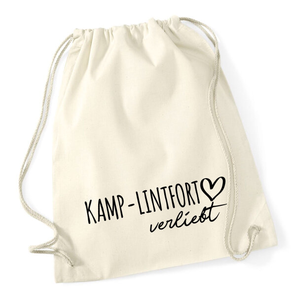 Turnbeutel Kamp-Lintfort verliebt 12 Liter