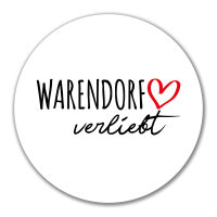 Aufkleber Warendorf verliebt 10cm Sticker