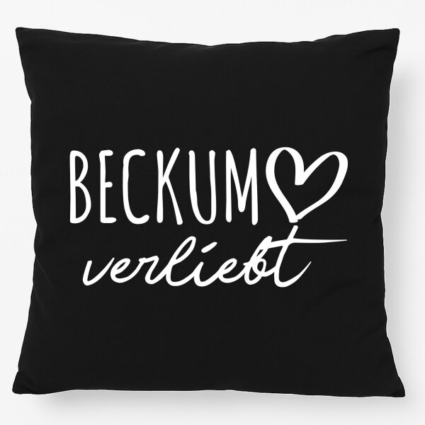 Kissen Beckum verliebt 40x40cm