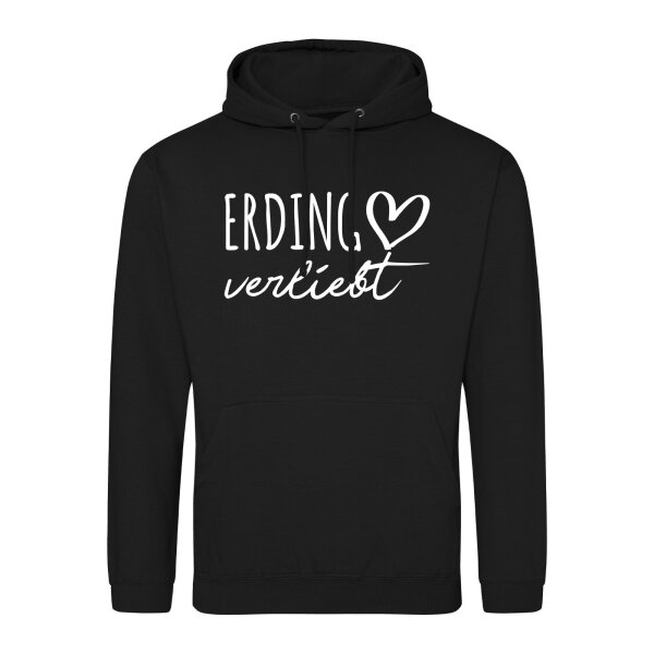 Unisex Hoodie Erding verliebt Größe S-3XL