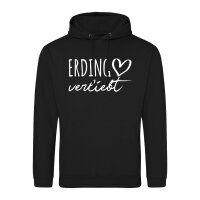 Unisex Hoodie Erding verliebt Größe S-3XL