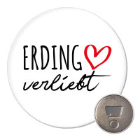 Magnet Erding verliebt 59mm K&uuml;hlschrankmagnet