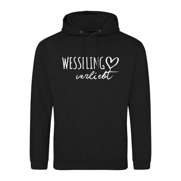 Unisex Hoodie Wesseling verliebt Größe S-3XL