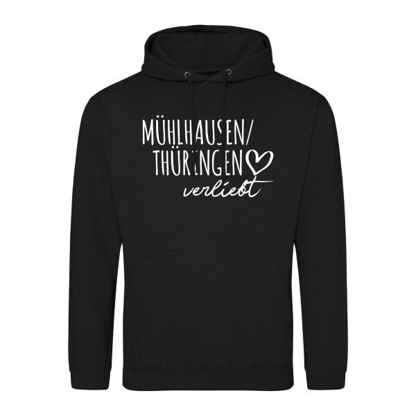 Unisex Hoodie Mühlhausen/Thüringen verliebt Größe S-3XL