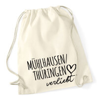Turnbeutel Mühlhausen/Thüringen verliebt 12 Liter