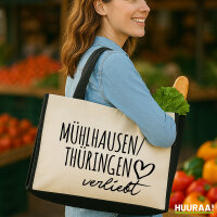 Jutetasche Mühlhausen/Thüringen verliebt 21...