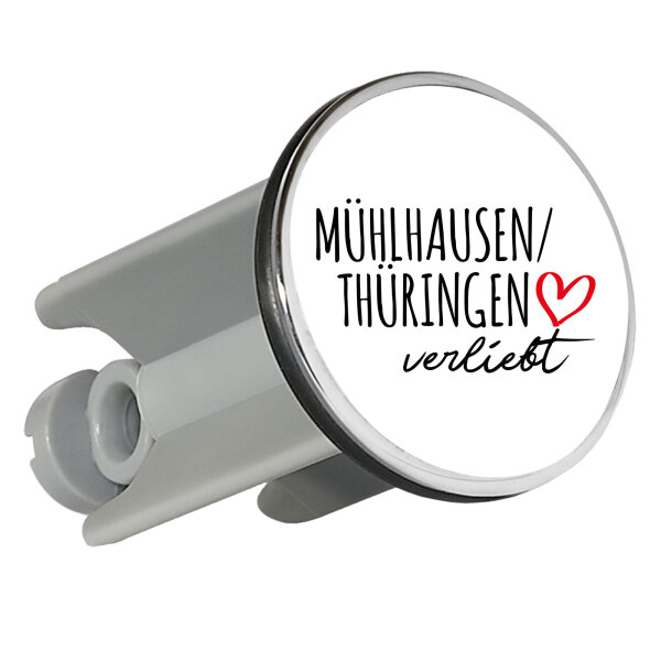 Waschbeckenstöpsel Mühlhausen/Thüringen verliebt 4cm Abflussstopfen