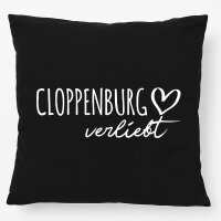 Kissen Cloppenburg verliebt 40x40cm