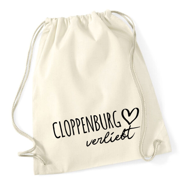 Turnbeutel Cloppenburg verliebt 12 Liter